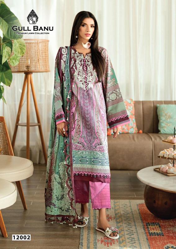 Gull aahmed gull banu vol-12 wholesaler of salwar suits in kolkata